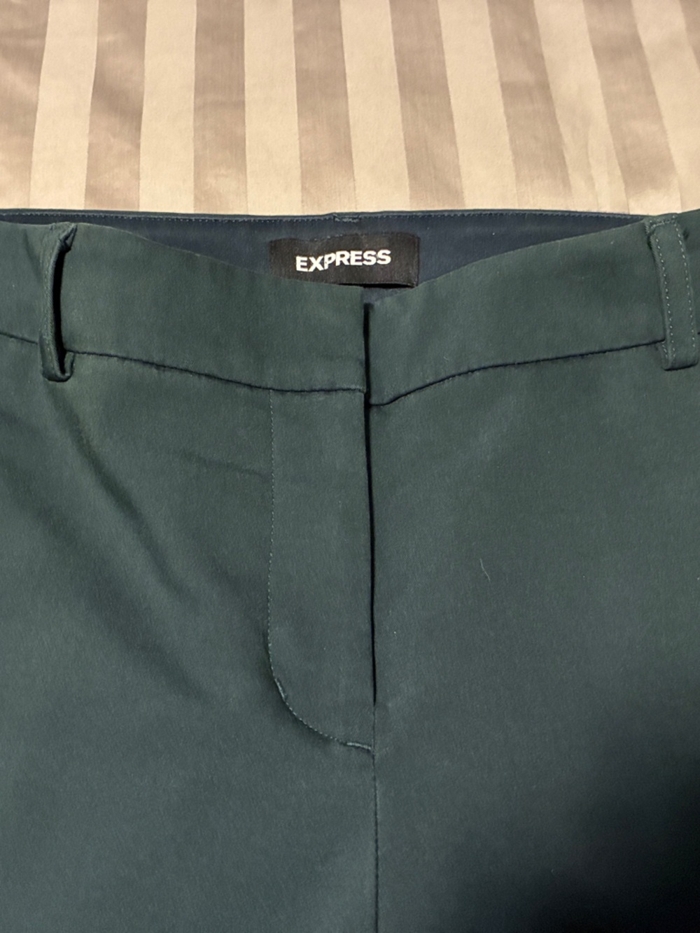 Express columnist ankle Teal Straight-Leg Dress Pants size 8
